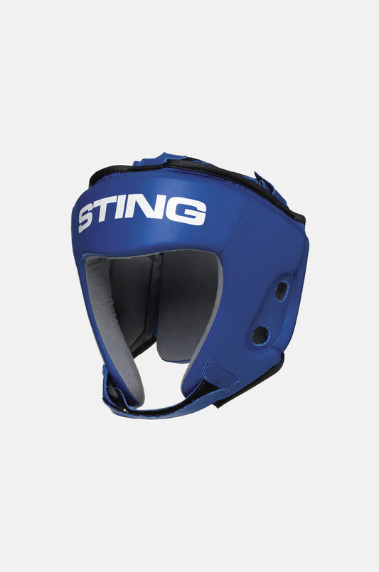 Blue Sting full leather competition headguard